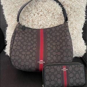 Coach purse with wallet